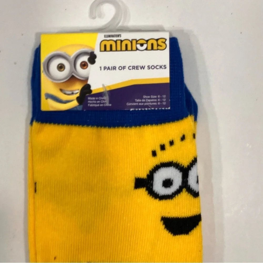 Minions Crew Socks